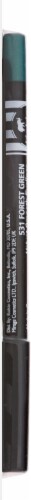 Kokie Professional Forest Green Velvet Smooth Eyeliner Perspective: left