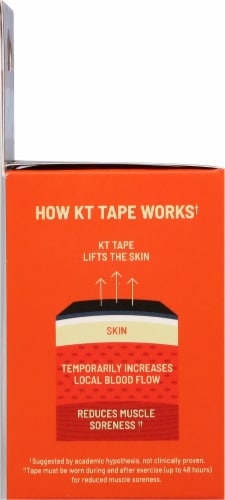 KT™ Tape Gentle Beige Kinesiology Therapeutic Tape Strips Perspective: left
