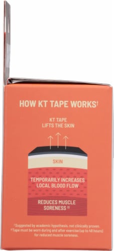 KT Tape® Pro Extreme Extra Strength Adhesive Pain Relief & Support Sports Tape - Jet Black Perspective: left