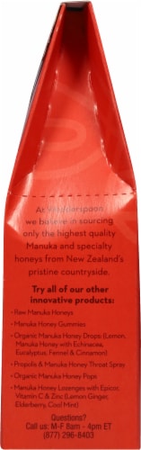 Wedderspoon™ Organic Ginger Manuka Honey Drops Perspective: left
