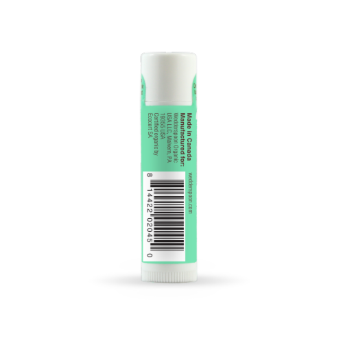 Wedderspoon Organic Peppermint Lip Care Perspective: left