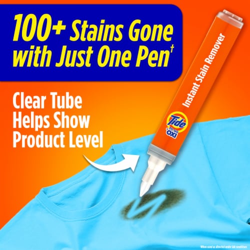 Tide To Go Pen with 50% More Stain-Fighting Power and Faster Dry Time, 3 ct Perspective: left