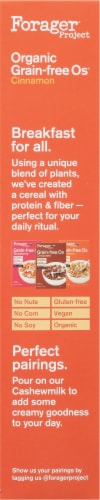 Forager® Project Organic Cinnamon Grain-Free O's® Perspective: left