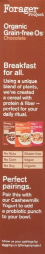 Forager Project® Chocolate Grain-Free Os® Organic Cereal Perspective: left