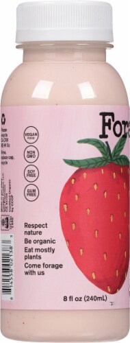Forager® Project Organci Dairy-Free Strawberry Probiotic Cashewmilk Yogurt Perspective: left