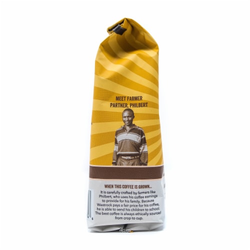 Westrock Coffee Organic Sumatra Dark Roast Ground Coffee Perspective: left