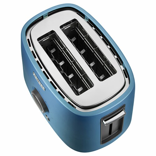 Sencor 2-Slot Toaster with Digital Button and Rack - Blue Perspective: left