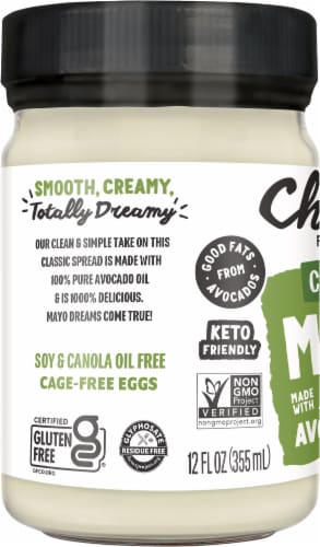 Chosen Foods Avocado Oil Classic Mayo Perspective: left