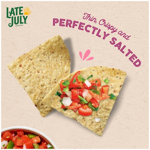 Late July® Snacks Organic Chia & Quinoa Tortilla Chips Perspective: left