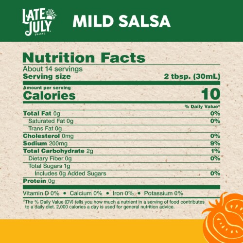 Late July® Snacks Mild Salsa Perspective: left