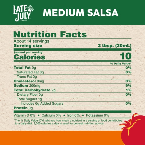 Late July® Snacks Medium Salsa Perspective: left