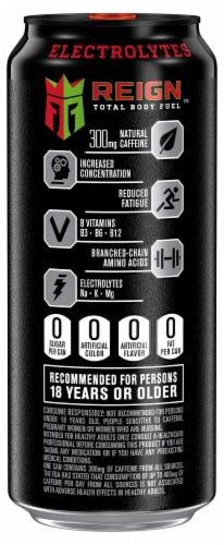 Reign Total Body Fuel, Melon Mania, Fitness & Performance Drink, 16 Fl Oz Perspective: left