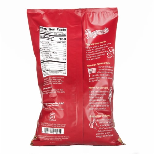 Popcornopolis Caramel Popcorn (22 oz.) Perspective: left