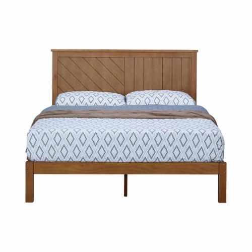 Musehomeinc 12 inch wood clearance frame platform bed