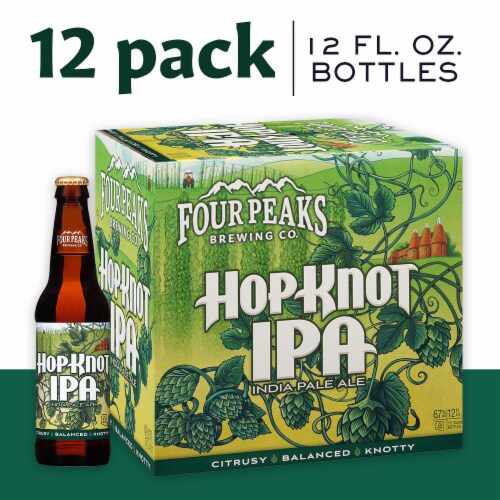 Four Peaks Hop Knot IPA Craft Beer Perspective: left