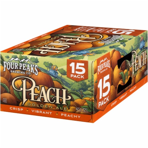 Four Peaks Peach Golden Ale Perspective: left