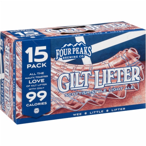 Four Peaks Brewing Gilt Lifter Scottish Style Light Ale Perspective: left