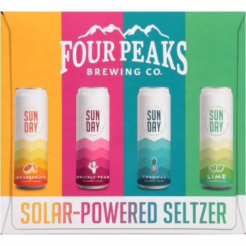 Four Peaks Brewing Sun Day Solar Powered Hard Seltzer Perspective: left