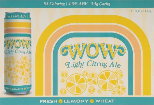 Four Peaks Brewing Light Citrus Ale Wow Beer Perspective: left