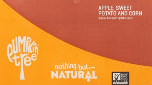 Peter Rabbit Organics Apple Sweet Potato & Corn Puree Perspective: left