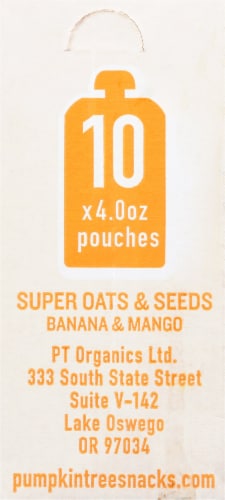 Peter Rabbit Organics Super Oats & Seeds Banana & Mango Baby Food Perspective: left