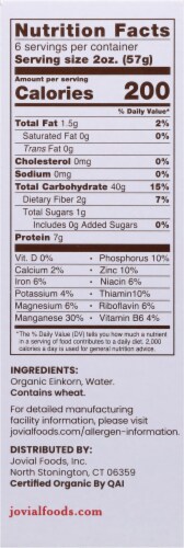 Jovial® 100% Organic Einkorn Traditonal Pasta Fusilli Perspective: left