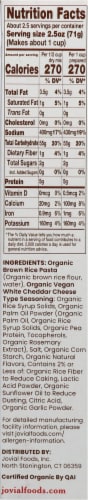 Jovial® Organic Gluten Free Dairy Free Vegan Mac Perspective: left