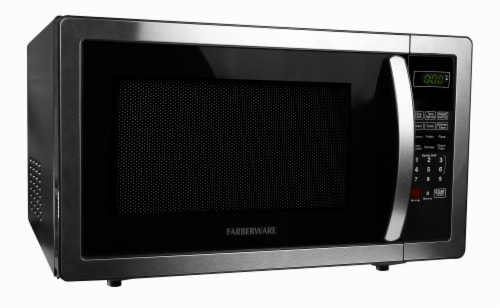 Farberware Classic 1000-Watt High Performance Microwave Oven - Stainless Steel Perspective: left