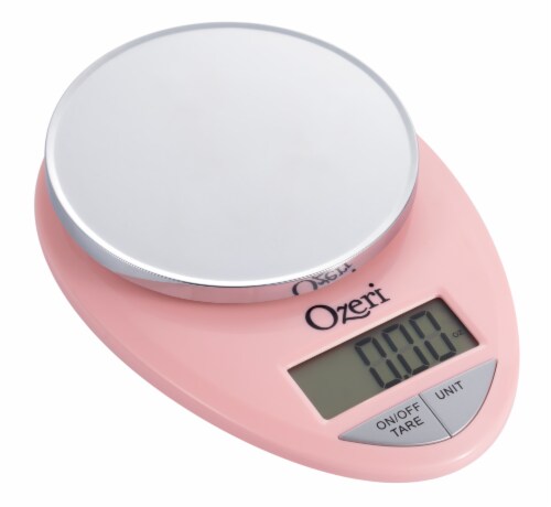 Ozeri Pro Digital Kitchen Food Scale, 0.05 oz to 12 lbs (1 gram to 5.4 kg) Perspective: left
