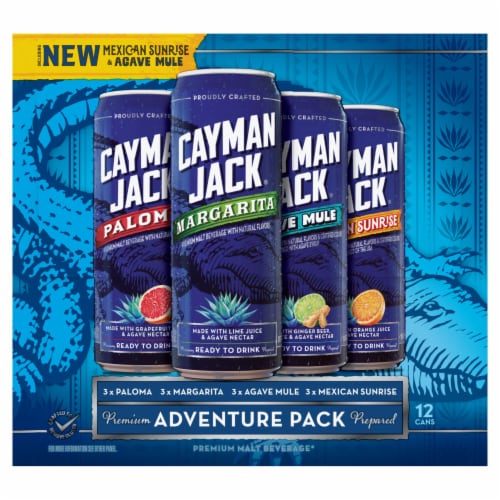 Cayman Jack® Adventure Pack Ready to Drink Cocktails Variety Pack Perspective: left