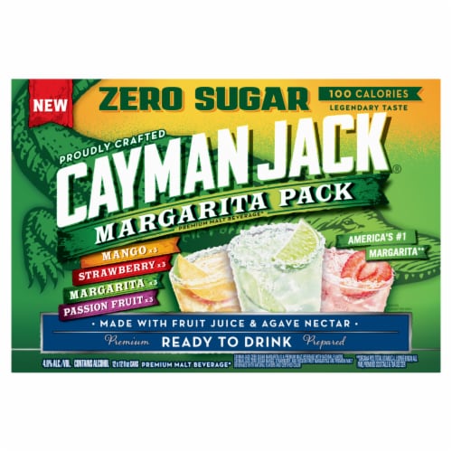 Cayman Jack® Zero Sugar Variety Perspective: left