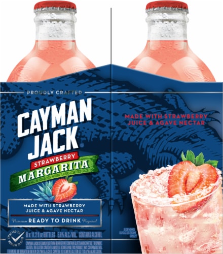 Cayman Jack® Strawberry Margarita Perspective: left