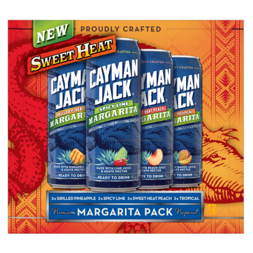 Cayman Jack® Sweet Heat Margarita Variety Pack Perspective: left