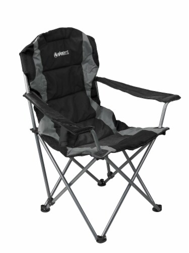 GigaTent Folding Camping Chair - Black Perspective: left