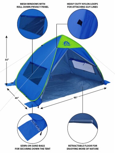GigaTent Sun Shade Tent Perspective: left