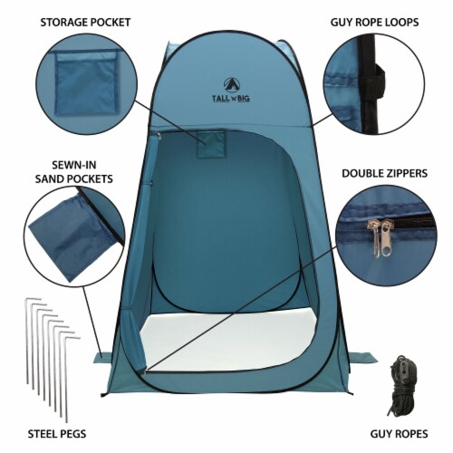 GigaTent Tent 'N' Big Portable Pop Up Changing Room Perspective: left