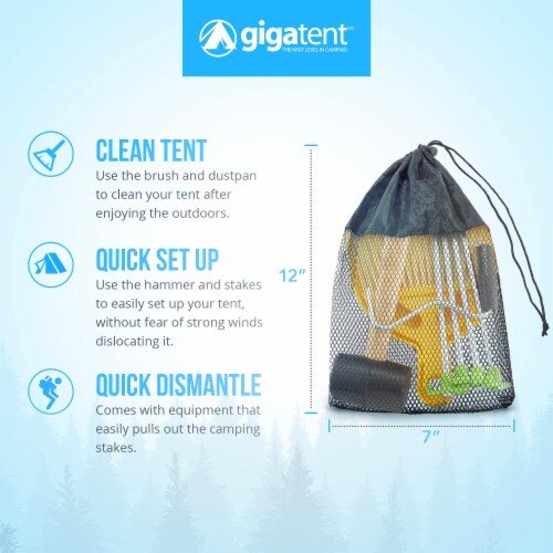 GigaTent™ Camping Set Perspective: left