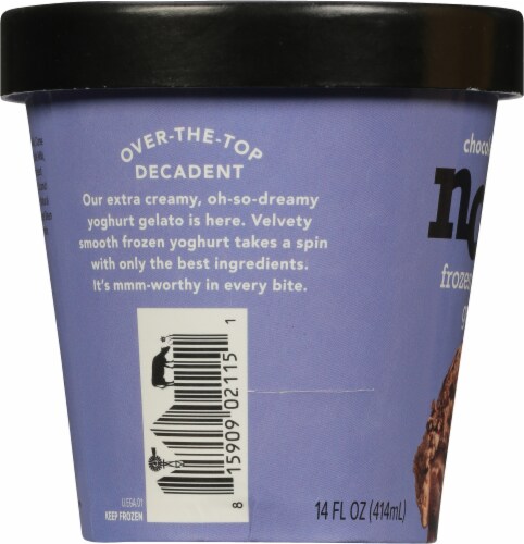 Noosa Chocolate Fudge Frozen Yoghurt Gelato Perspective: left