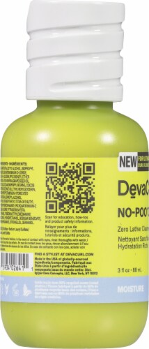 DevaCurl® No-Poo Zero Lather Conditioning Cleanser Perspective: left