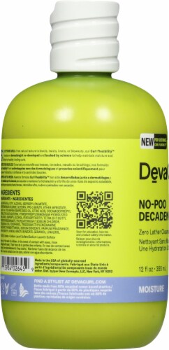 Devacurl® No-Poo Decadence® Moisture Shampoo Perspective: left