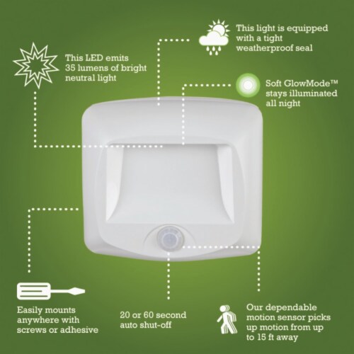 Mr. Beams Led Wht Deck/Step Light MB530-WHT-01-02 Perspective: left