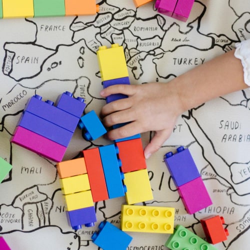 500 pcs BiOBUDDi Assorted Blocks Set Perspective: left