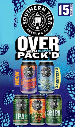 Southern Tier Brewing Company Overpack'd Sampler Beer Variety Pack Perspective: left
