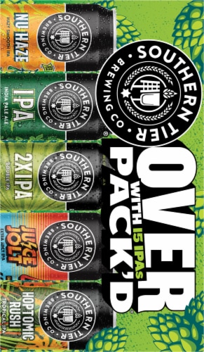 Southern Tier Brewing Company Overpack'd Sampler Beer Variety Pack Perspective: left
