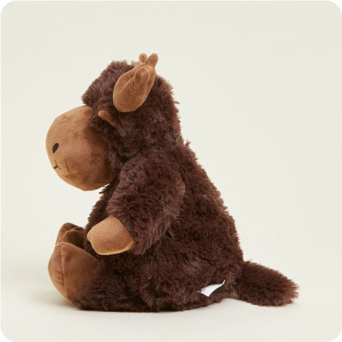 Warmies CPMOO1 Microwavable French Lavender Scented Plush Moose Perspective: left