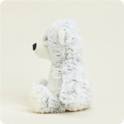Warmies Regular Marshmallow Bear - Gray Perspective: left