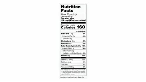 4Sisters® Organic Long Grain Brown Rice Perspective: left
