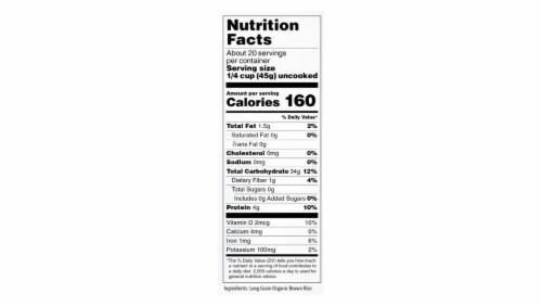 4Sisters® Organic Long Grain Brown Rice Perspective: left
