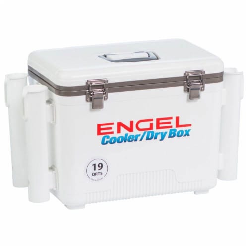 Engel 19 qt cooler with sales rod holders