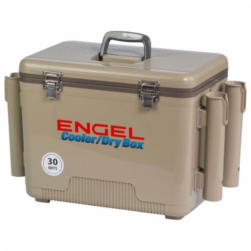 ENGEL 30-Qt 48 Can Leak-Proof Insulated Airtight Drybox Cooler w